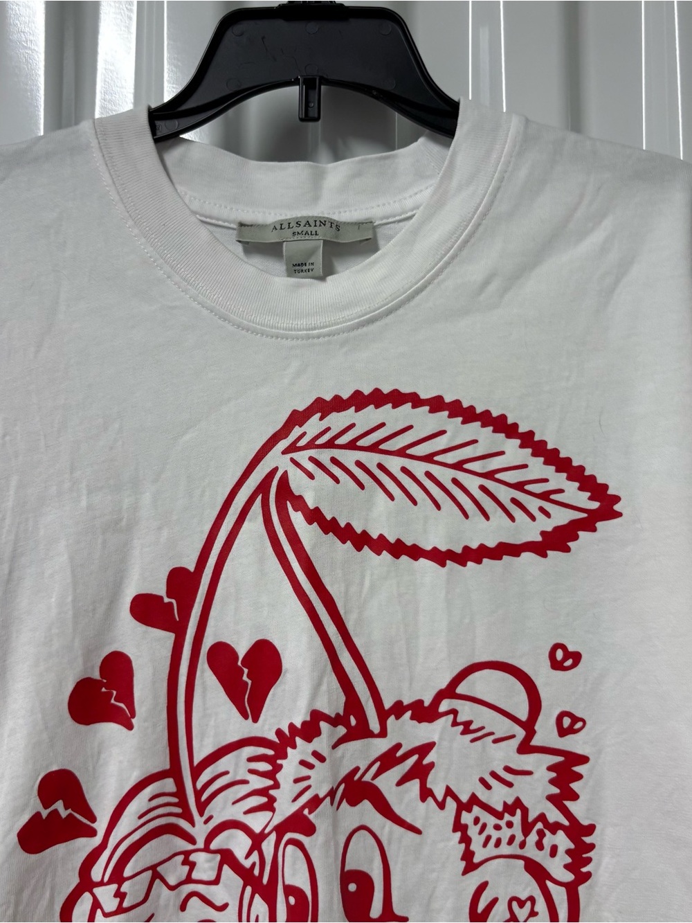 ALLSAINTS Graphic cherry breakup tshirt - Picture 7 of 16